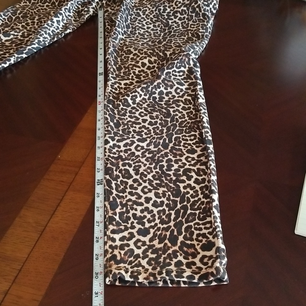 INC Leopard Print Pants - Size 8 - Picture 9 of 9